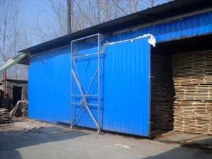 金屬結構木材烘干機使用現(xiàn)場